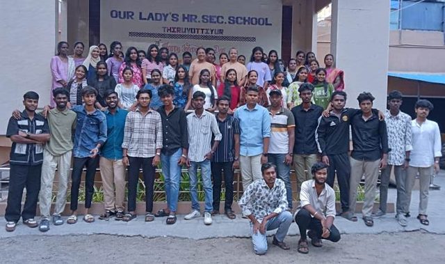 Former students back at the school
