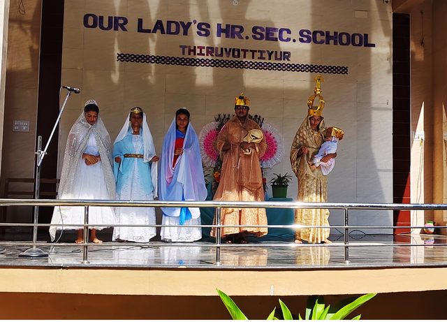 A drama performed by the students