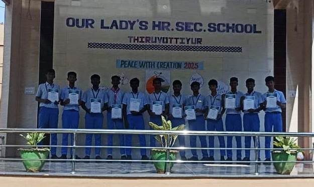 Certificates presented at Peace with Creation 2025