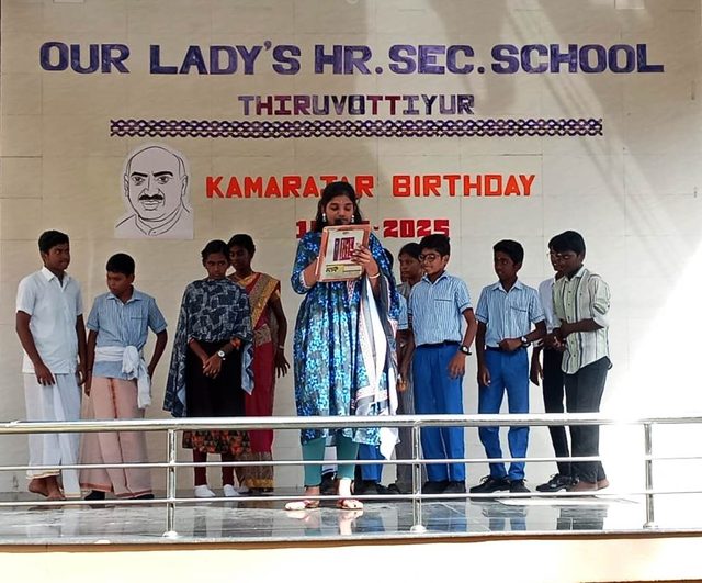 Prize giving on Kamarajar Day