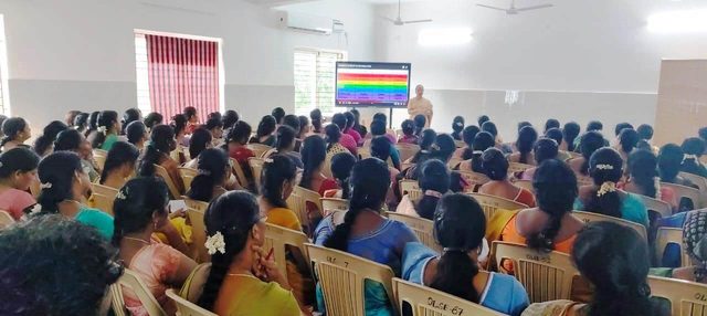 A seminar in the assembly hall