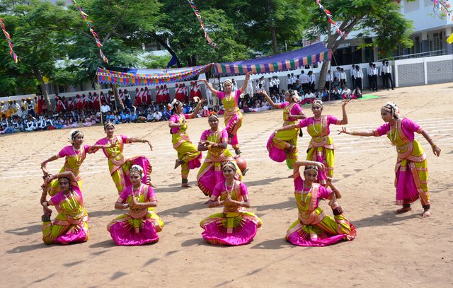 A dance display opening the Annual Sports Meet
