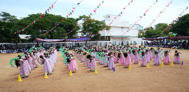 Drill formation at the Annual Sports Meet