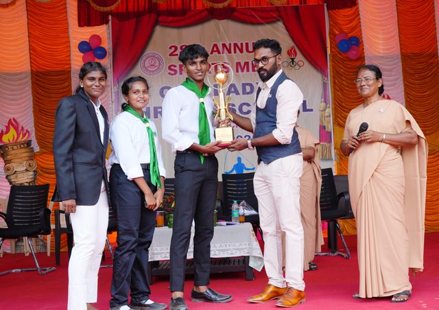 The overall trophy presented