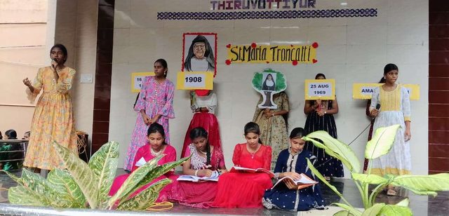 A Women's Day programme on stage